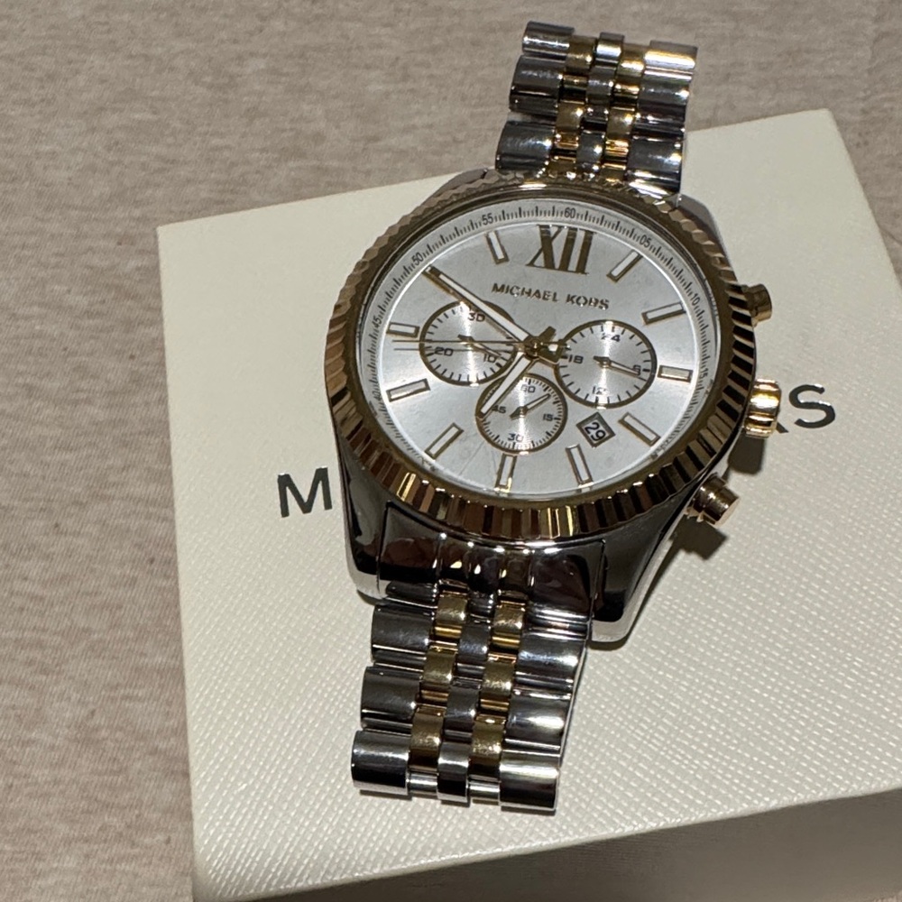 Michael Kors Two-Tone Chronograph Watch